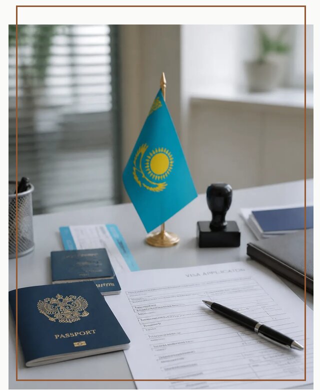 Оформление визы в Казахстан для поездки и работы в Луге