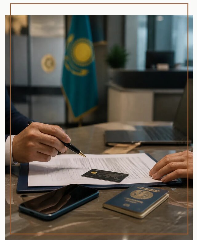 Открытие счета и банковской карты в Казахстане в Луге